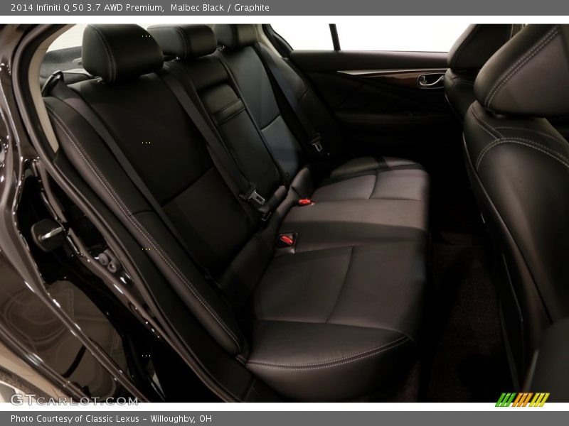 Malbec Black / Graphite 2014 Infiniti Q 50 3.7 AWD Premium