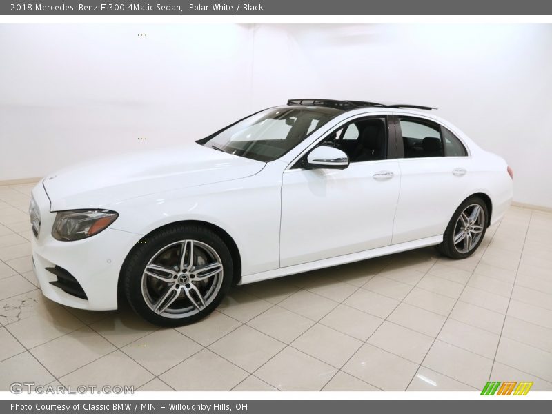 Polar White / Black 2018 Mercedes-Benz E 300 4Matic Sedan