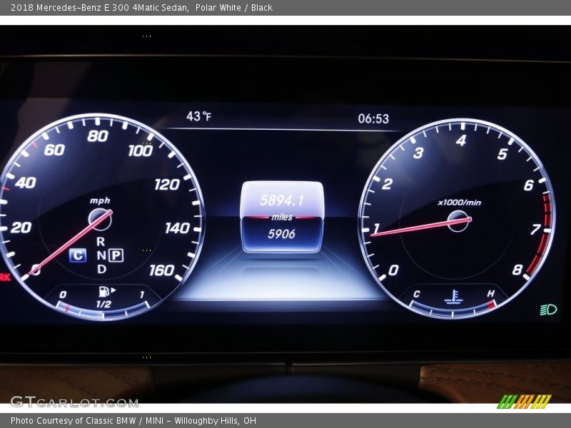  2018 E 300 4Matic Sedan 300 4Matic Sedan Gauges