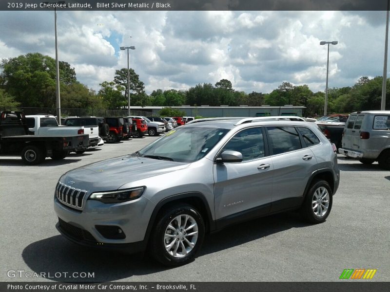 Billet Silver Metallic / Black 2019 Jeep Cherokee Latitude