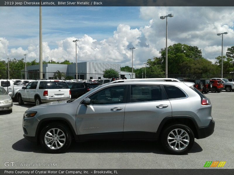 Billet Silver Metallic / Black 2019 Jeep Cherokee Latitude