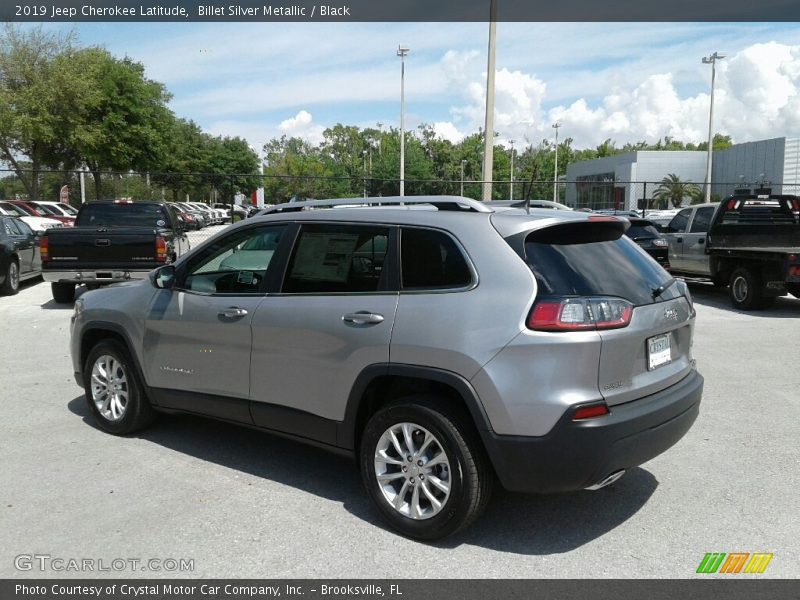 Billet Silver Metallic / Black 2019 Jeep Cherokee Latitude