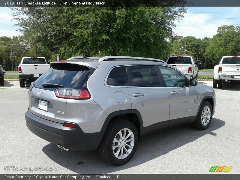 Billet Silver Metallic / Black 2019 Jeep Cherokee Latitude