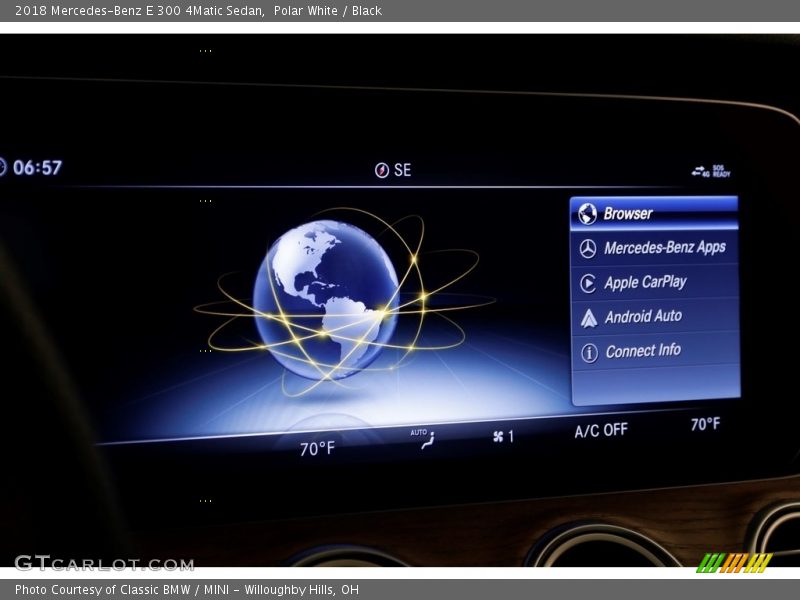 Polar White / Black 2018 Mercedes-Benz E 300 4Matic Sedan