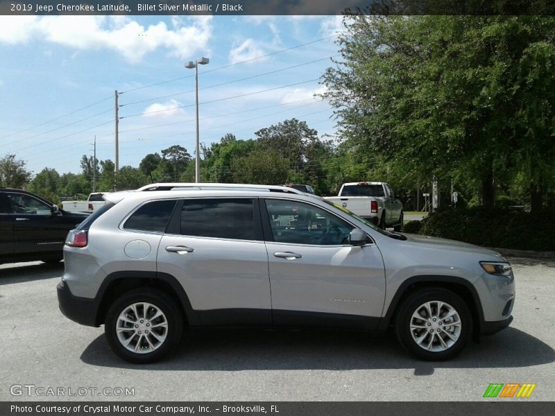 Billet Silver Metallic / Black 2019 Jeep Cherokee Latitude