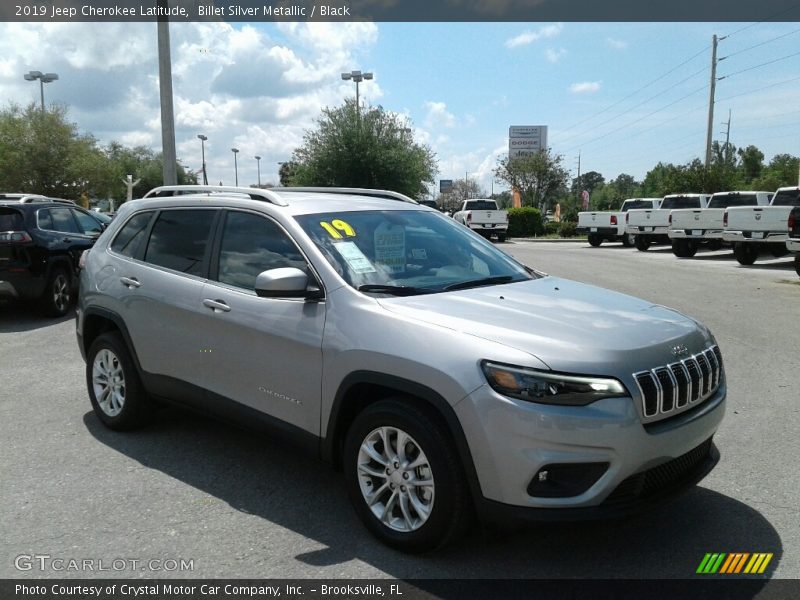 Billet Silver Metallic / Black 2019 Jeep Cherokee Latitude