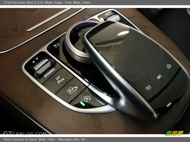 Controls of 2018 E 300 4Matic Sedan