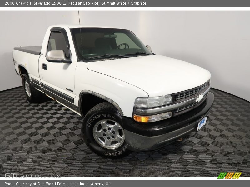 Summit White / Graphite 2000 Chevrolet Silverado 1500 LS Regular Cab 4x4
