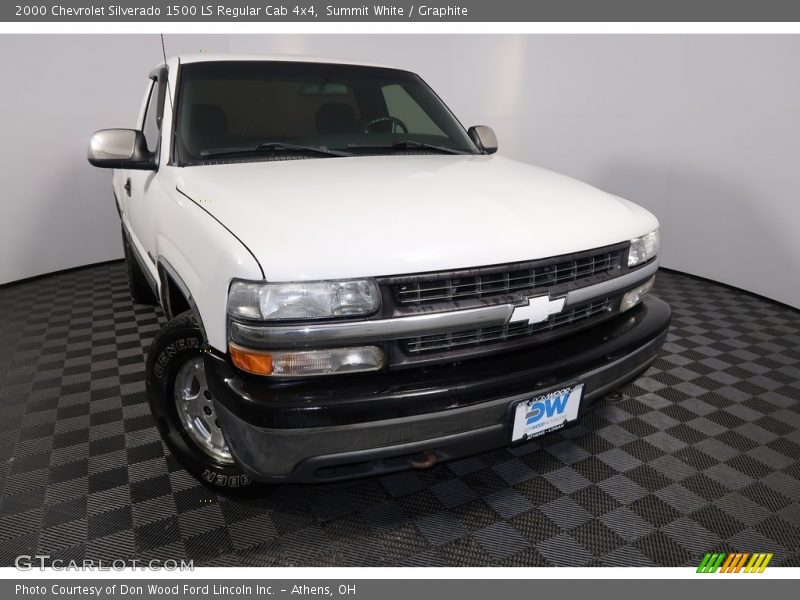 Summit White / Graphite 2000 Chevrolet Silverado 1500 LS Regular Cab 4x4