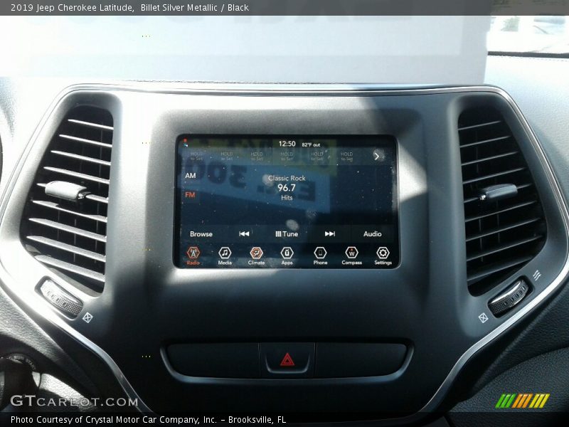 Billet Silver Metallic / Black 2019 Jeep Cherokee Latitude