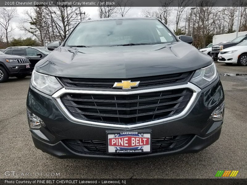 Nightfall Gray Metallic / Jet Black 2018 Chevrolet Equinox LT