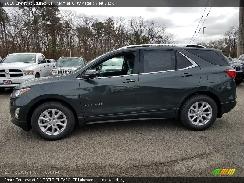 Nightfall Gray Metallic / Jet Black 2018 Chevrolet Equinox LT