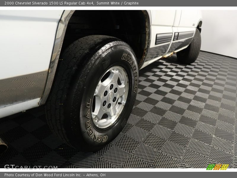 Summit White / Graphite 2000 Chevrolet Silverado 1500 LS Regular Cab 4x4