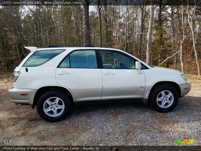 White Gold Crystal / Ivory 2002 Lexus RX 300 AWD