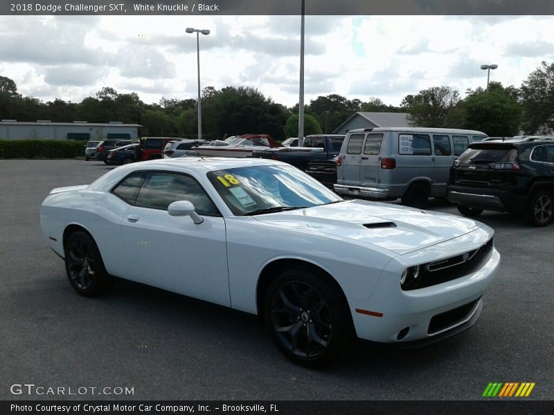 White Knuckle / Black 2018 Dodge Challenger SXT