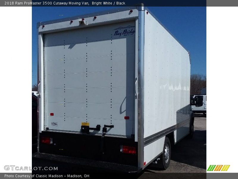 Bright White / Black 2018 Ram ProMaster 3500 Cutaway Moving Van