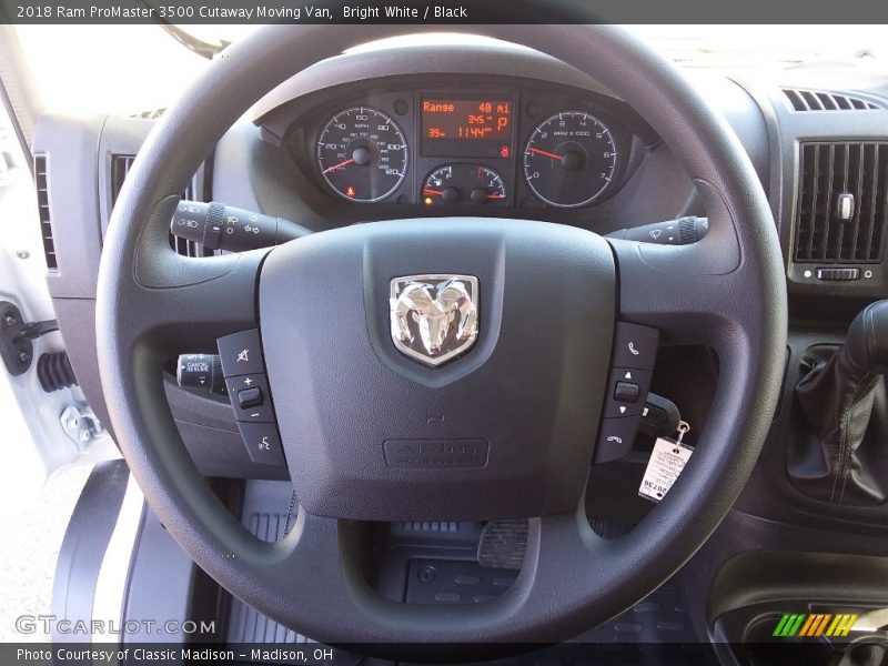 Bright White / Black 2018 Ram ProMaster 3500 Cutaway Moving Van