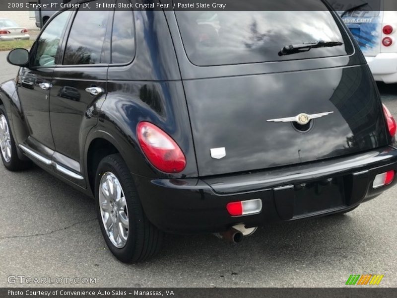 Brilliant Black Crystal Pearl / Pastel Slate Gray 2008 Chrysler PT Cruiser LX