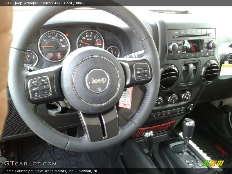 Dashboard of 2018 Wrangler Rubicon 4x4