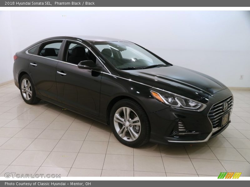 Phantom Black / Black 2018 Hyundai Sonata SEL