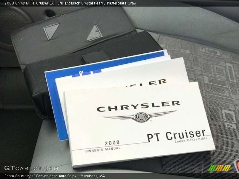 Brilliant Black Crystal Pearl / Pastel Slate Gray 2008 Chrysler PT Cruiser LX