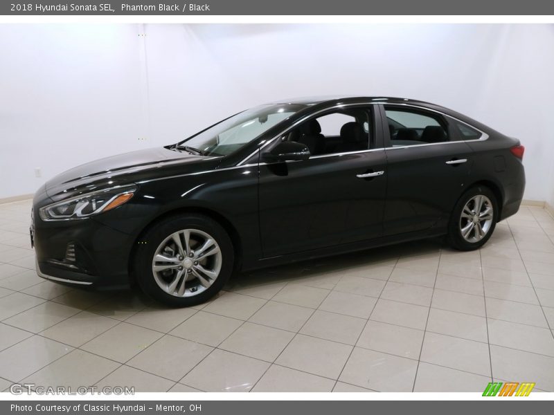 Phantom Black / Black 2018 Hyundai Sonata SEL