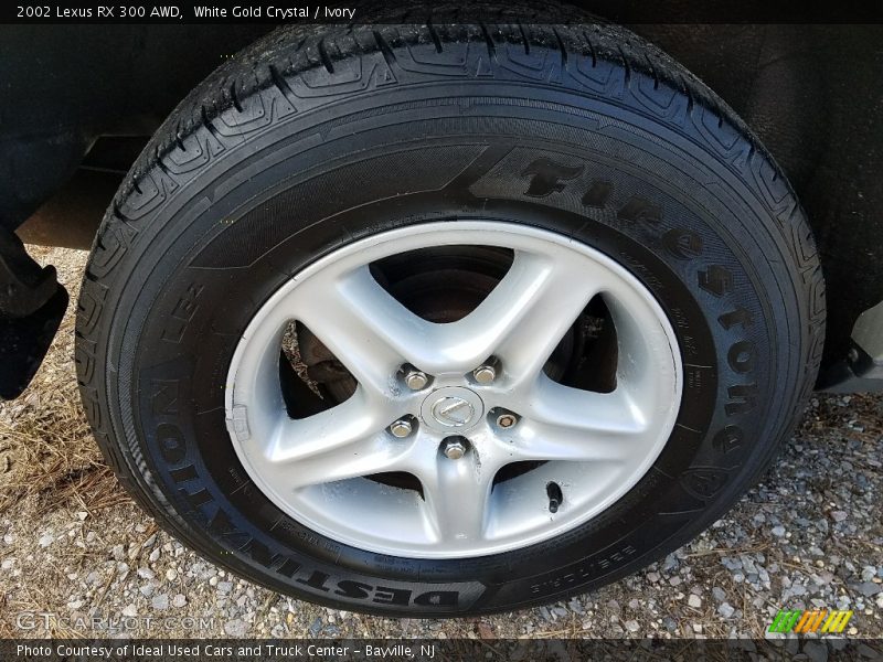 White Gold Crystal / Ivory 2002 Lexus RX 300 AWD