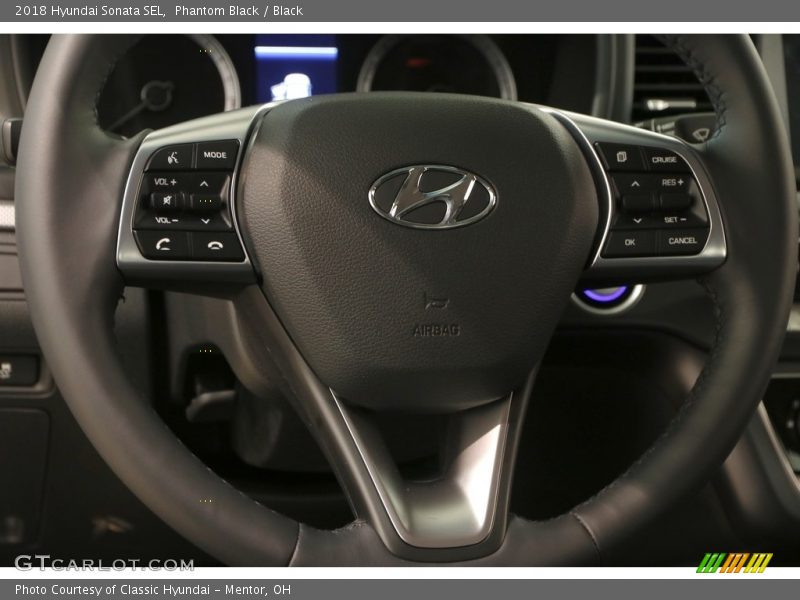 Phantom Black / Black 2018 Hyundai Sonata SEL