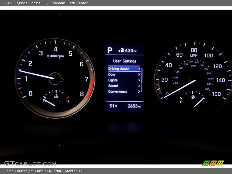 Phantom Black / Black 2018 Hyundai Sonata SEL