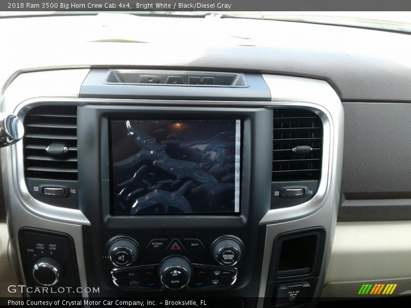 Bright White / Black/Diesel Gray 2018 Ram 3500 Big Horn Crew Cab 4x4