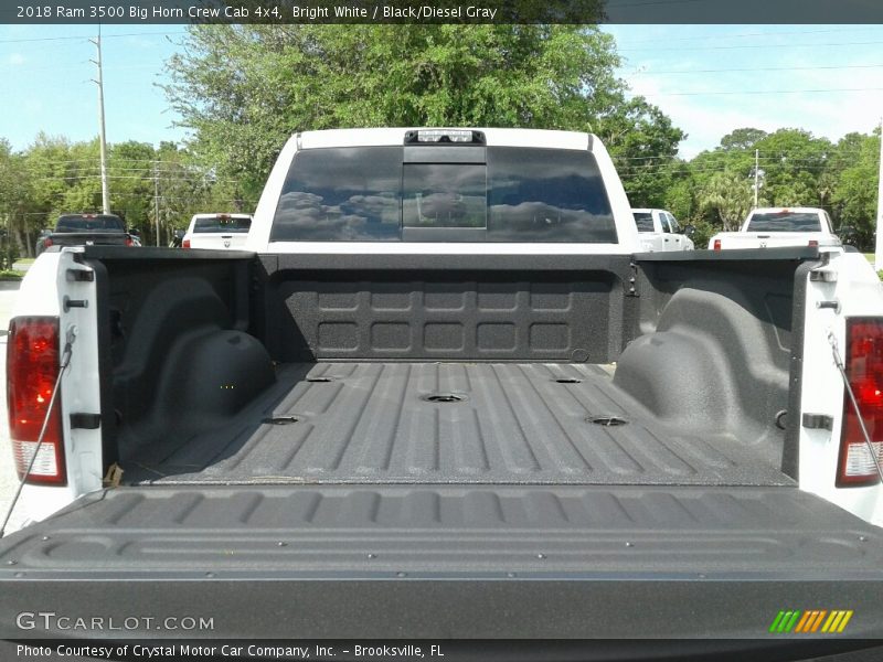 Bright White / Black/Diesel Gray 2018 Ram 3500 Big Horn Crew Cab 4x4