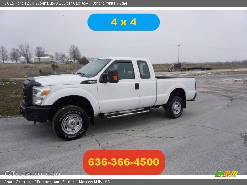 Oxford White / Steel 2015 Ford F250 Super Duty XL Super Cab 4x4