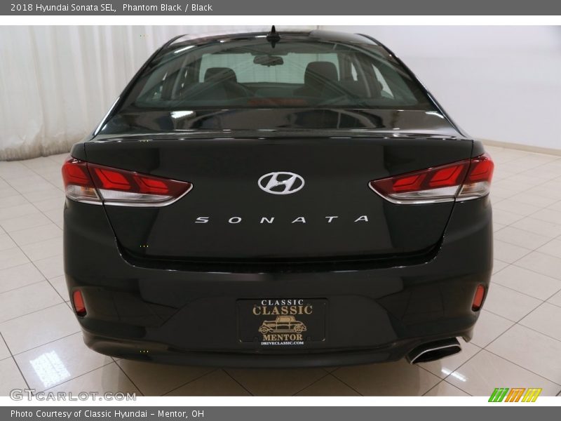 Phantom Black / Black 2018 Hyundai Sonata SEL