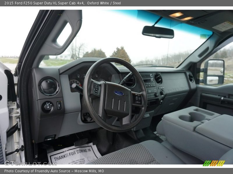 Oxford White / Steel 2015 Ford F250 Super Duty XL Super Cab 4x4