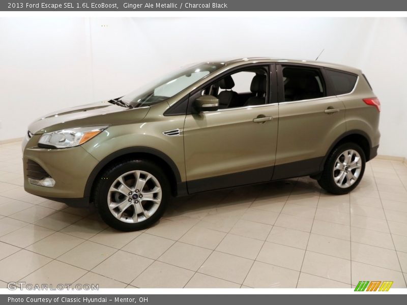 Ginger Ale Metallic / Charcoal Black 2013 Ford Escape SEL 1.6L EcoBoost