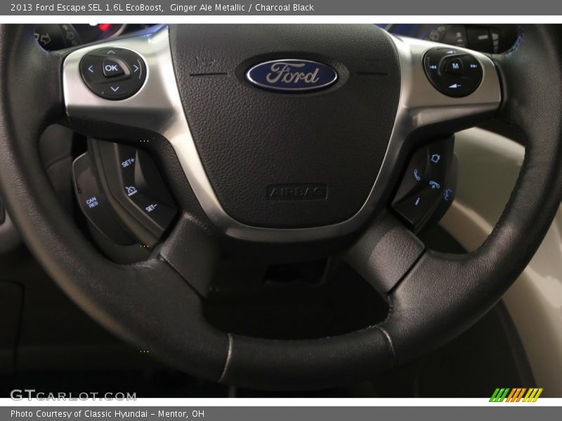 Ginger Ale Metallic / Charcoal Black 2013 Ford Escape SEL 1.6L EcoBoost