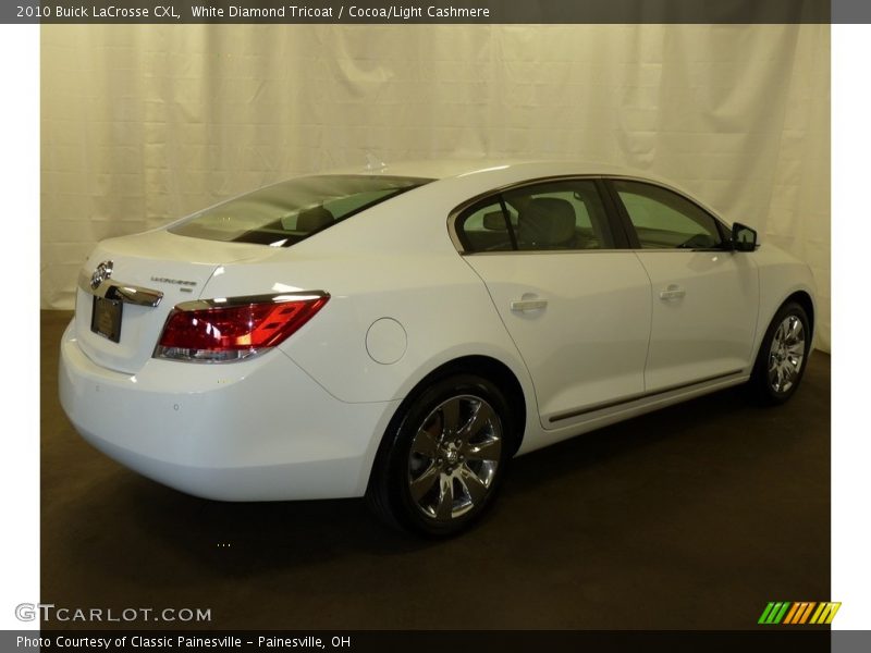 White Diamond Tricoat / Cocoa/Light Cashmere 2010 Buick LaCrosse CXL