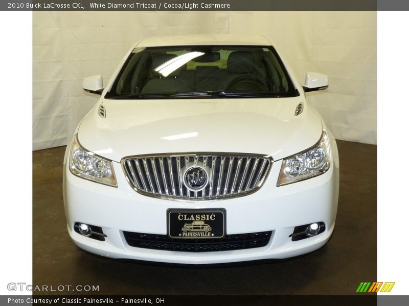 White Diamond Tricoat / Cocoa/Light Cashmere 2010 Buick LaCrosse CXL