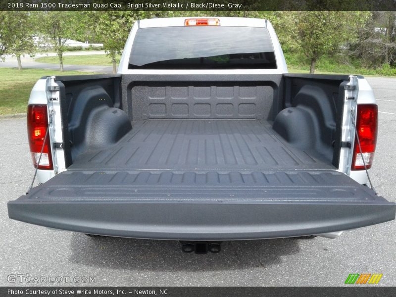 Bright Silver Metallic / Black/Diesel Gray 2018 Ram 1500 Tradesman Quad Cab
