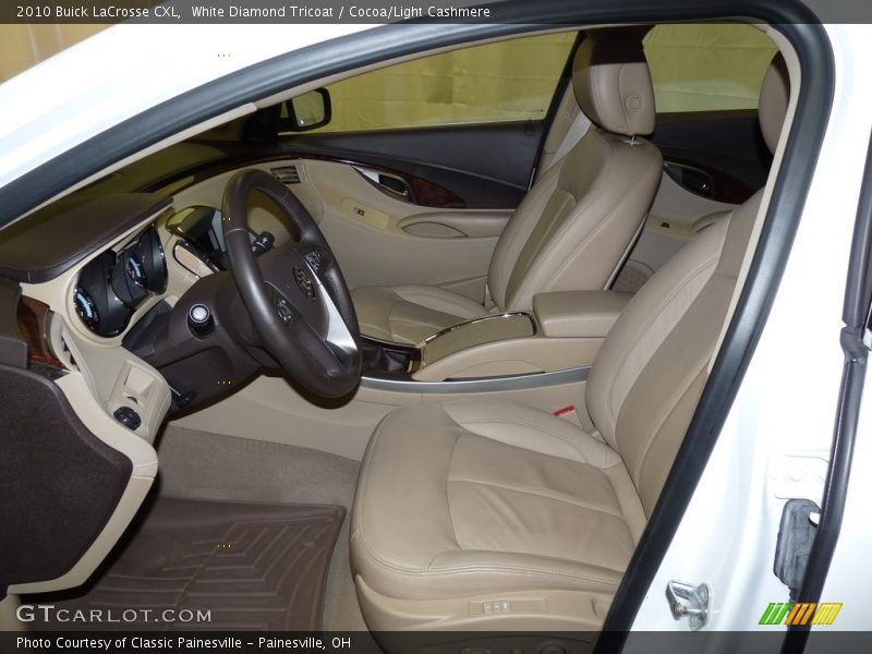 White Diamond Tricoat / Cocoa/Light Cashmere 2010 Buick LaCrosse CXL