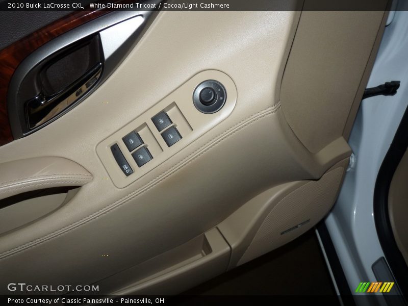 White Diamond Tricoat / Cocoa/Light Cashmere 2010 Buick LaCrosse CXL
