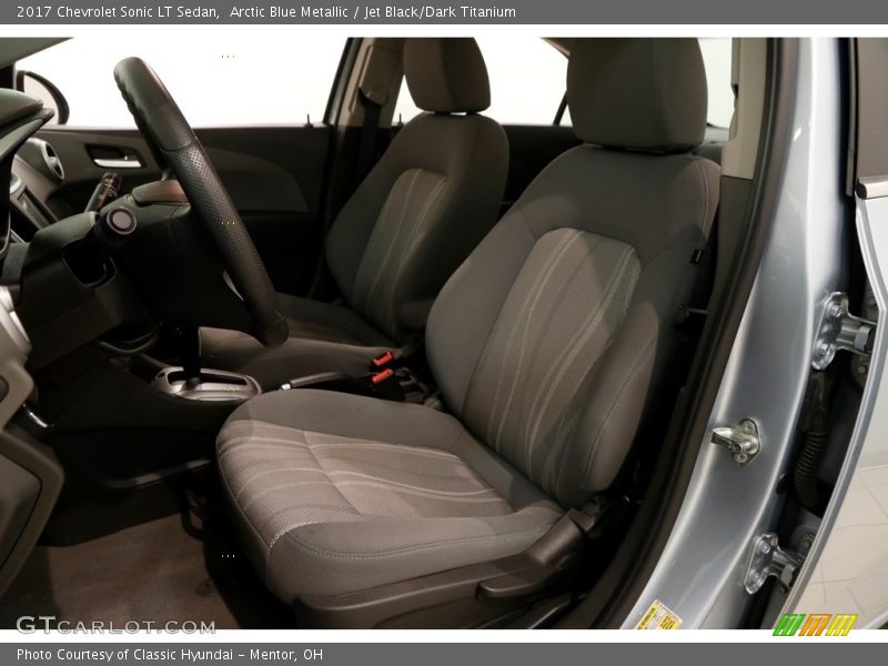 Arctic Blue Metallic / Jet Black/Dark Titanium 2017 Chevrolet Sonic LT Sedan