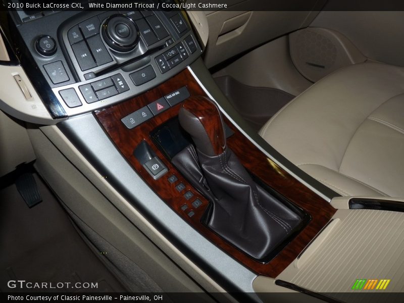 White Diamond Tricoat / Cocoa/Light Cashmere 2010 Buick LaCrosse CXL
