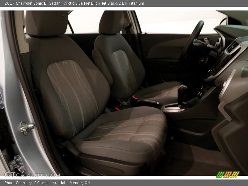 Arctic Blue Metallic / Jet Black/Dark Titanium 2017 Chevrolet Sonic LT Sedan