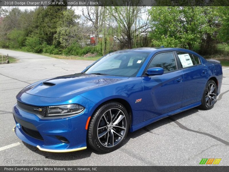 IndiGo Blue / Black 2018 Dodge Charger R/T Scat Pack