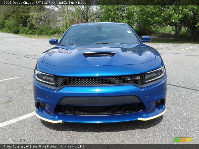 IndiGo Blue / Black 2018 Dodge Charger R/T Scat Pack