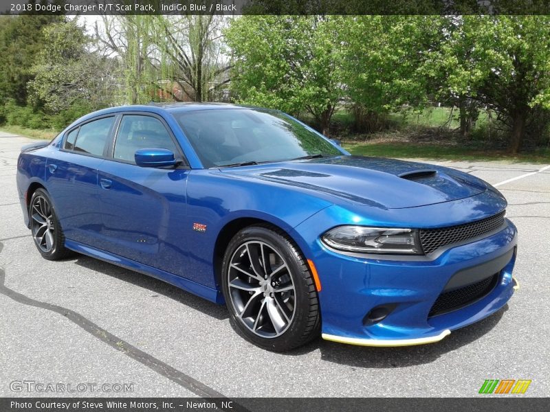 IndiGo Blue / Black 2018 Dodge Charger R/T Scat Pack