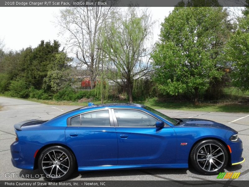 IndiGo Blue / Black 2018 Dodge Charger R/T Scat Pack