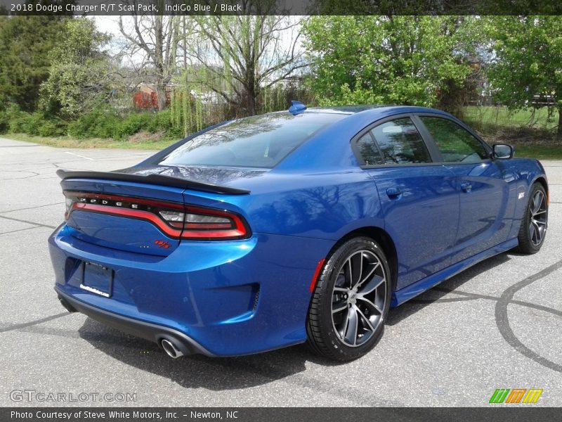 IndiGo Blue / Black 2018 Dodge Charger R/T Scat Pack