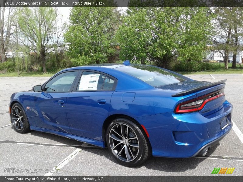 IndiGo Blue / Black 2018 Dodge Charger R/T Scat Pack